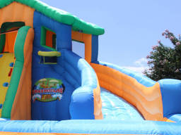 Don't just think jumping castles - there are plenty of inflatable options!