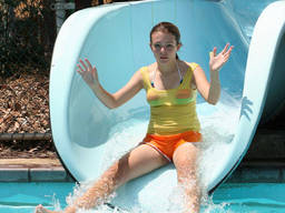 Your kids will have a blast on a waterslide!