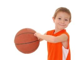 Practicing Basketball