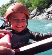 Little one thrilled after his trip