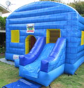 Big Blue.castle. Perfect for  boys or girls up to 10yrs