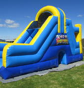 Super Hero Combo. Bouncing area, Slide and a tunnel