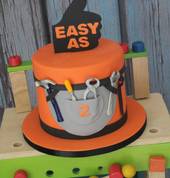 Builder themed cake for a little boy.