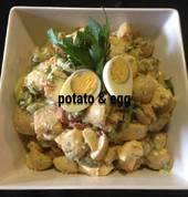 Gourmet potato with seeded mustard and chives