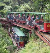 Trains on the double decker bridge