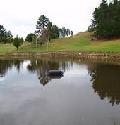 Stunning view of the pond on between number 5 and 6 fairways
