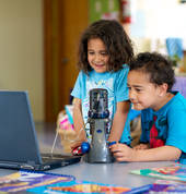 Waikato Kindergarten Association boys using technology