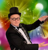 Jimmy levitates a magic wand