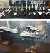 Some of the models on display.