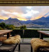 Sunrise from the restaurant