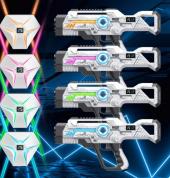 Laser Tag Hire NZ's lightweight laser tag blasters and illuminated player vests, available in multiple team colours for exciting group games. Safe, easy to use, and perfect for birthday parties, school events, holiday programmes, corporate team building, 