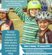 Volunteering opportunities for the School Holiday Club