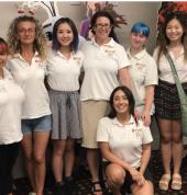 Team of Happy Kids Face Painting