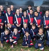 at a local fundraising event