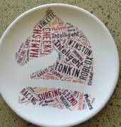 Melamine plate -25cm