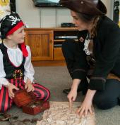 Argh Me Hearties! Adventures await with our Pirate theme