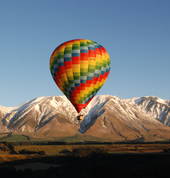 Stunning views from the Southern Alps to the Pacific ocean.