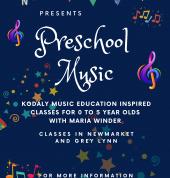 We are excited about our new preschool music classes!