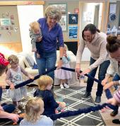 We are so excited to have the wonderful Maria Winder leading our new Kodály-inspired preschool music classes.  Maria is the founder of Kiwileles, and a passionate and experienced music educator.