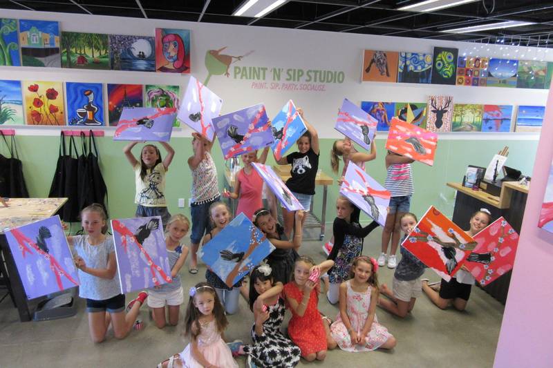 Paint & Sip Studio Christchurch Painting for Kids ActiveActivities