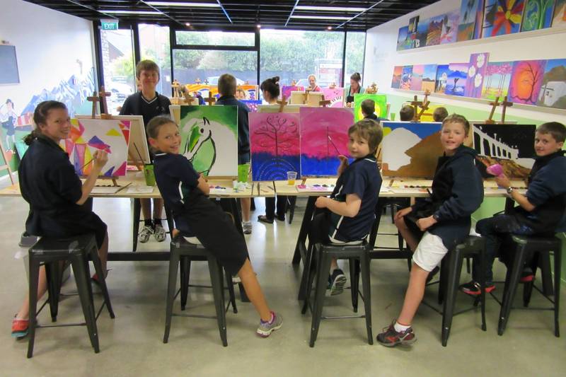 Paint & Sip Studio Christchurch Painting for Kids ActiveActivities