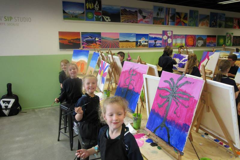 Paint & Sip Studio Christchurch Painting for Kids ActiveActivities