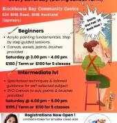 Painting classes - Every Saturday(during term)