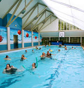 Indoor heated swimming pool
