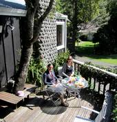 Breakfast on the Lodge decking