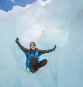 Caves, crevasses, moulins, arches and so many more ice features to explore on your adventure!