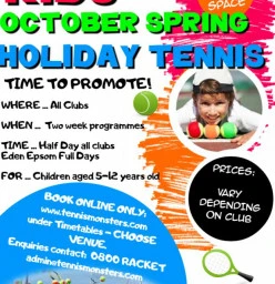 Tennis Holiday Programme Special Forrest Hill (0620) Indoor Sports Centres