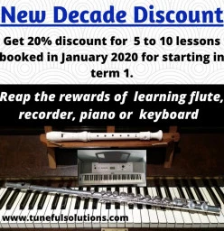 2020 New Decade January Special Rolleston (7614) Recorder Classes &amp; Lessons