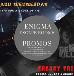 Escape Room Wizard Wednesday &amp; Freaky Friday Napier South (4110) Indoor Play Centers